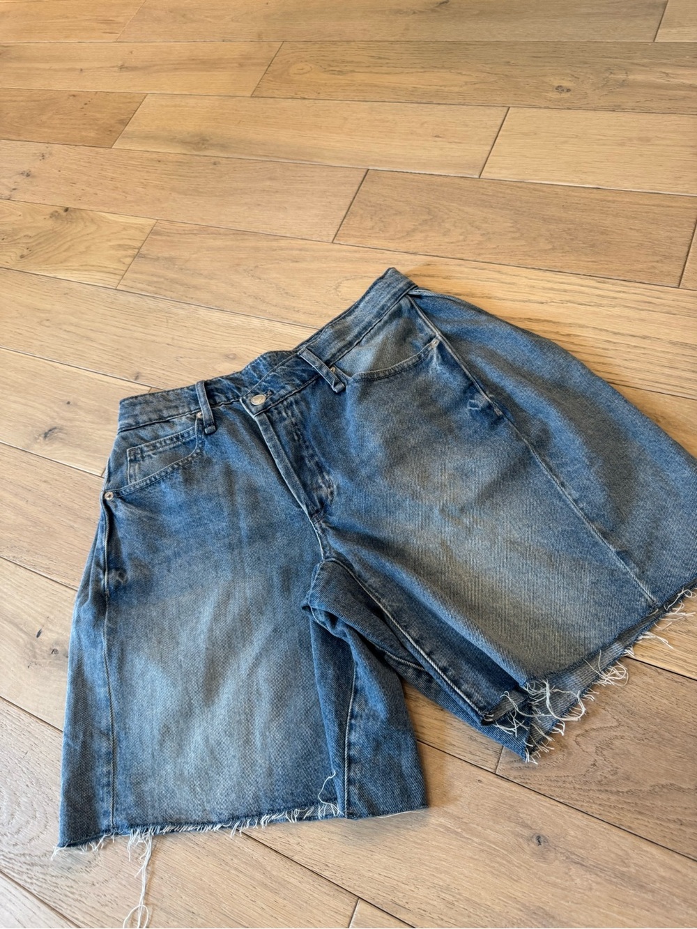Replay Blue Denim Jean Shorts